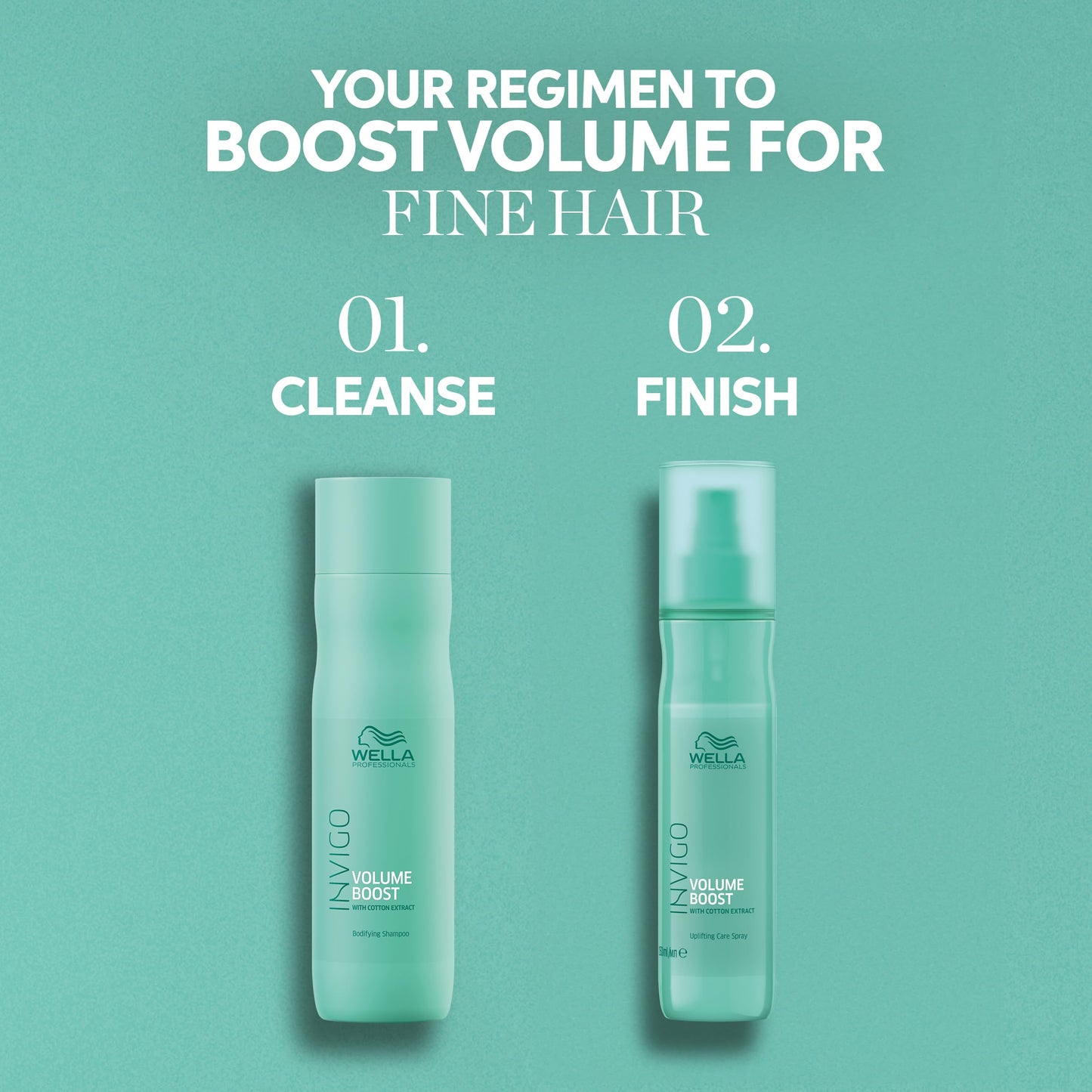 Wella Professionals Invigo Volume Boost Uplifting Care Mist | Added Volume for Fine Hair | Lightweight Care, Shine, Fullness & Light Control | 5.07 Fl Oz