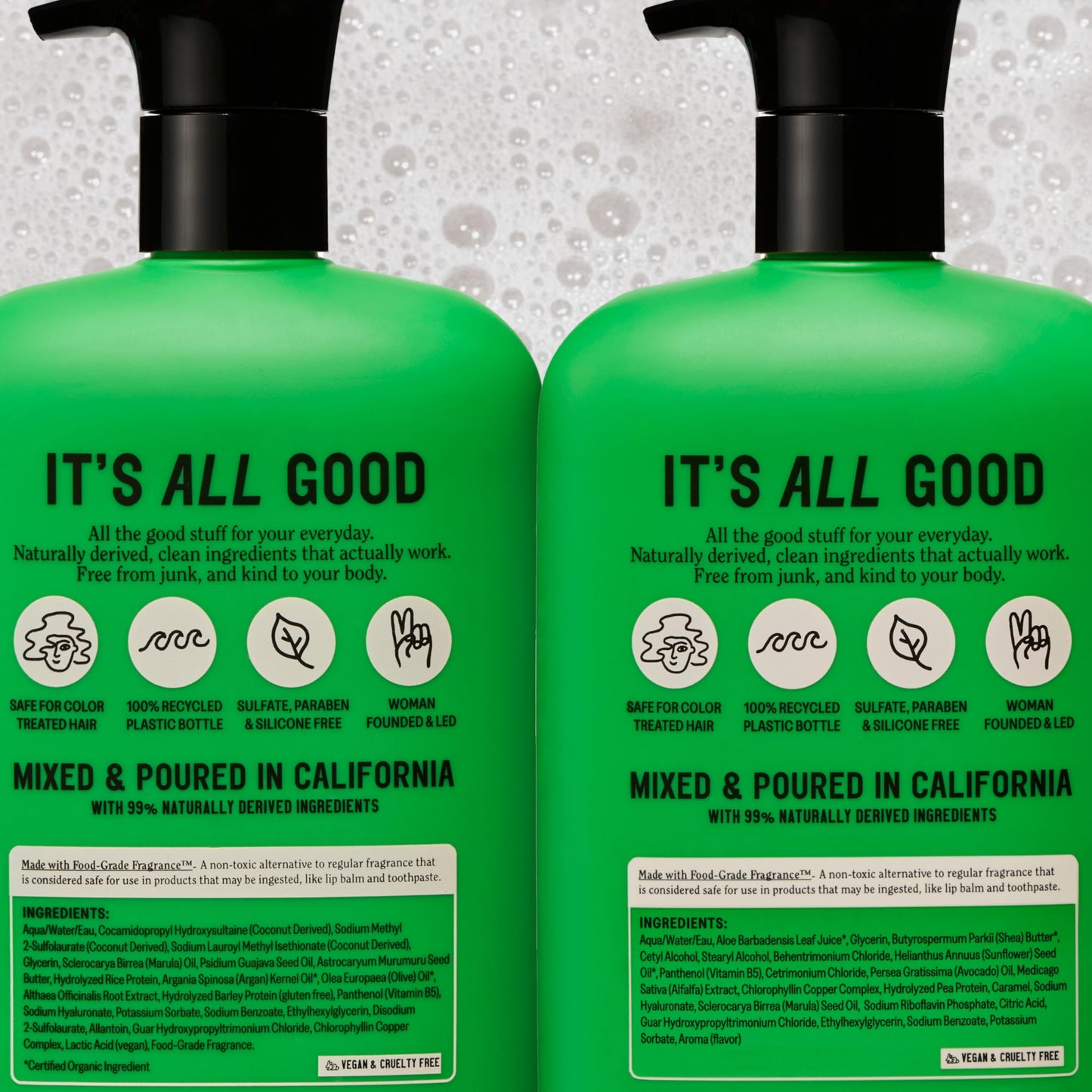 California Naturals Super Moisture Summer Fig Shampoo and Conditioner Set for Damaged Dry Hair Care Bundle for Women & Men, Natural, Vegan, Cruelty, Silicone, Paraben & Sulfate Free, Color Safe, 20 oz