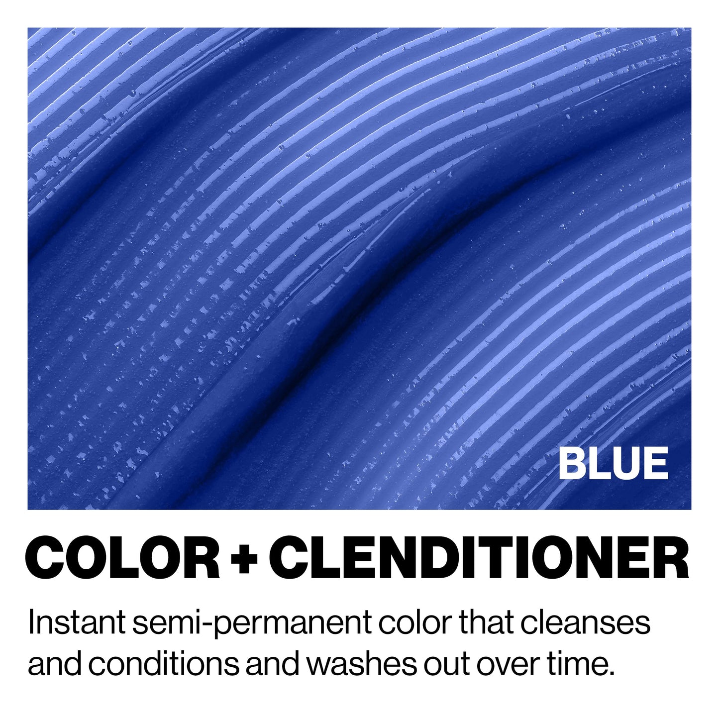 Keracolor Clenditioner BLUE Hair Dye - Semi Permanent Hair Color Depositing Conditioner, Cruelty-free, 12 Fl. Oz.