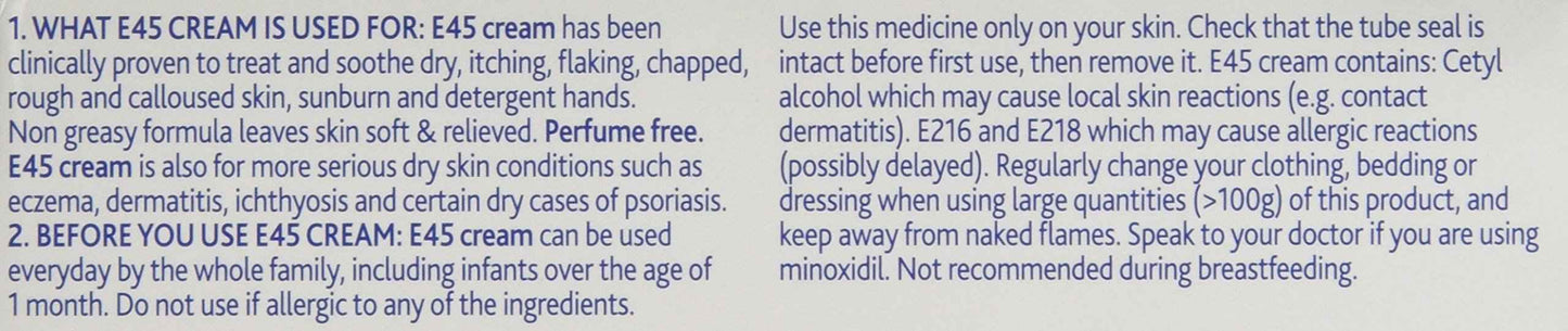 E45 Cream 50G X 3 Packs