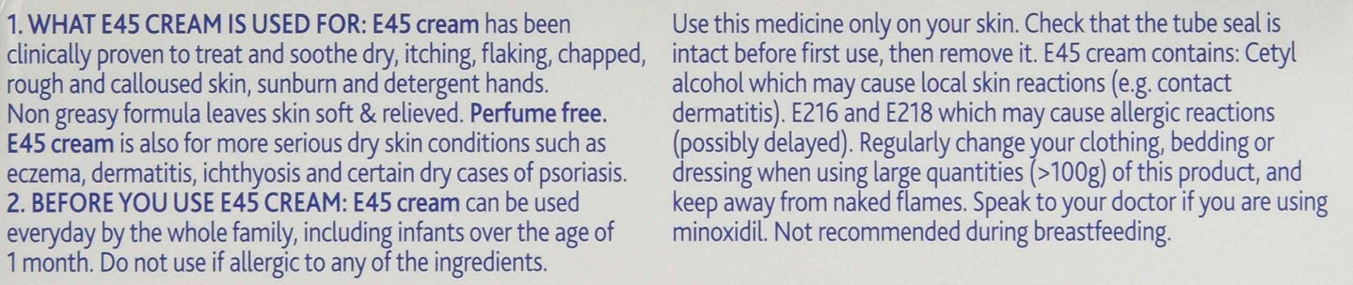 E45 Cream 50G X 3 Packs