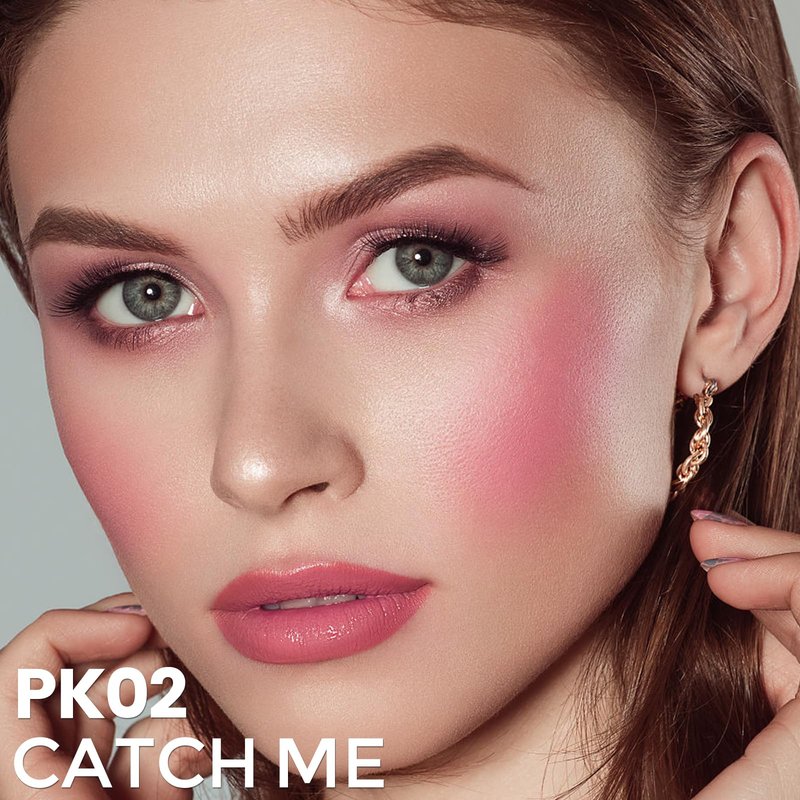 FOCALLURE Silky Cream Liquid Blush,Leaving a Matte Dewy Makeup Look,Easy to Apply and Create a Natural Flush,Long Lasting and Lightweight Cheek Blush Face Makeup,BABY DOLL