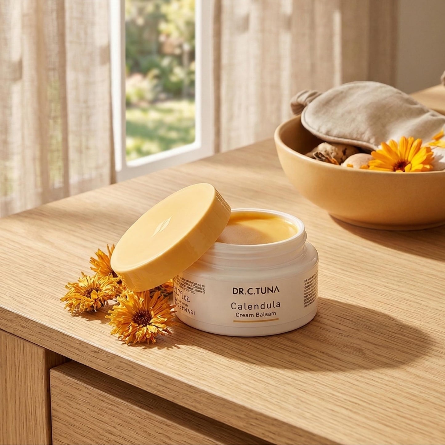 FARMASi Dr. C. Tuna Calendula Cream Balsam, Dry Sensitive Skin, 2.7 fl oz