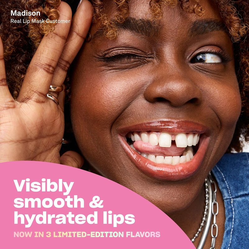 Overnight Lip Mask Set - Hydrating Trio for Dry Lips | Frosted Vanilla, Sweet Mint & Sugar Plum | Enriched with Vitamin E, Rosehip Oil & Hyaluronic Acid