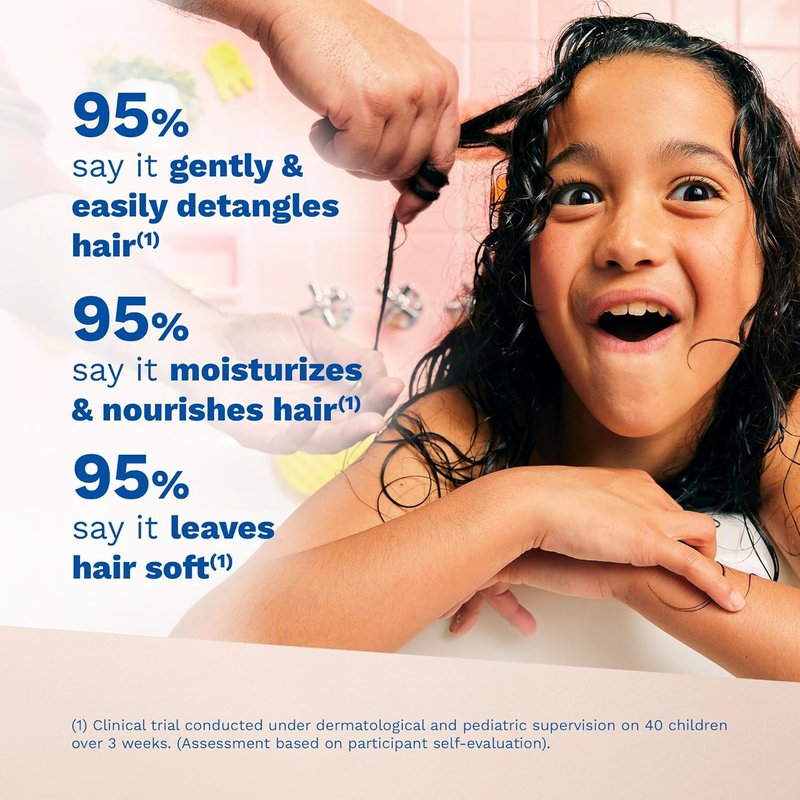 Mustela Detangling Conditioner - Nourishing Shea Butter & Avocado for Curly Hair | 6.76 Fl. Oz.