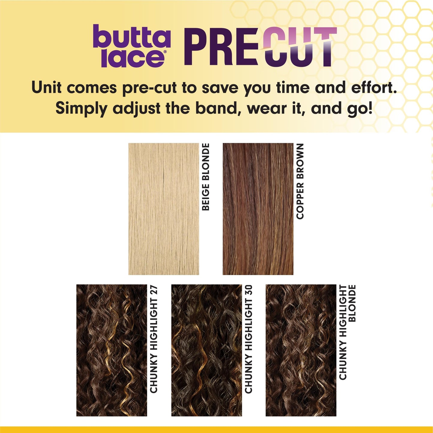 Sensationnel Butta Lace Precut Wigs - Unit 9 Glueless Extra Wide 5 Inch Deep Parting Synthetic Pre Tweezed Smaller Knot Hairline (1B OFFBLACK)