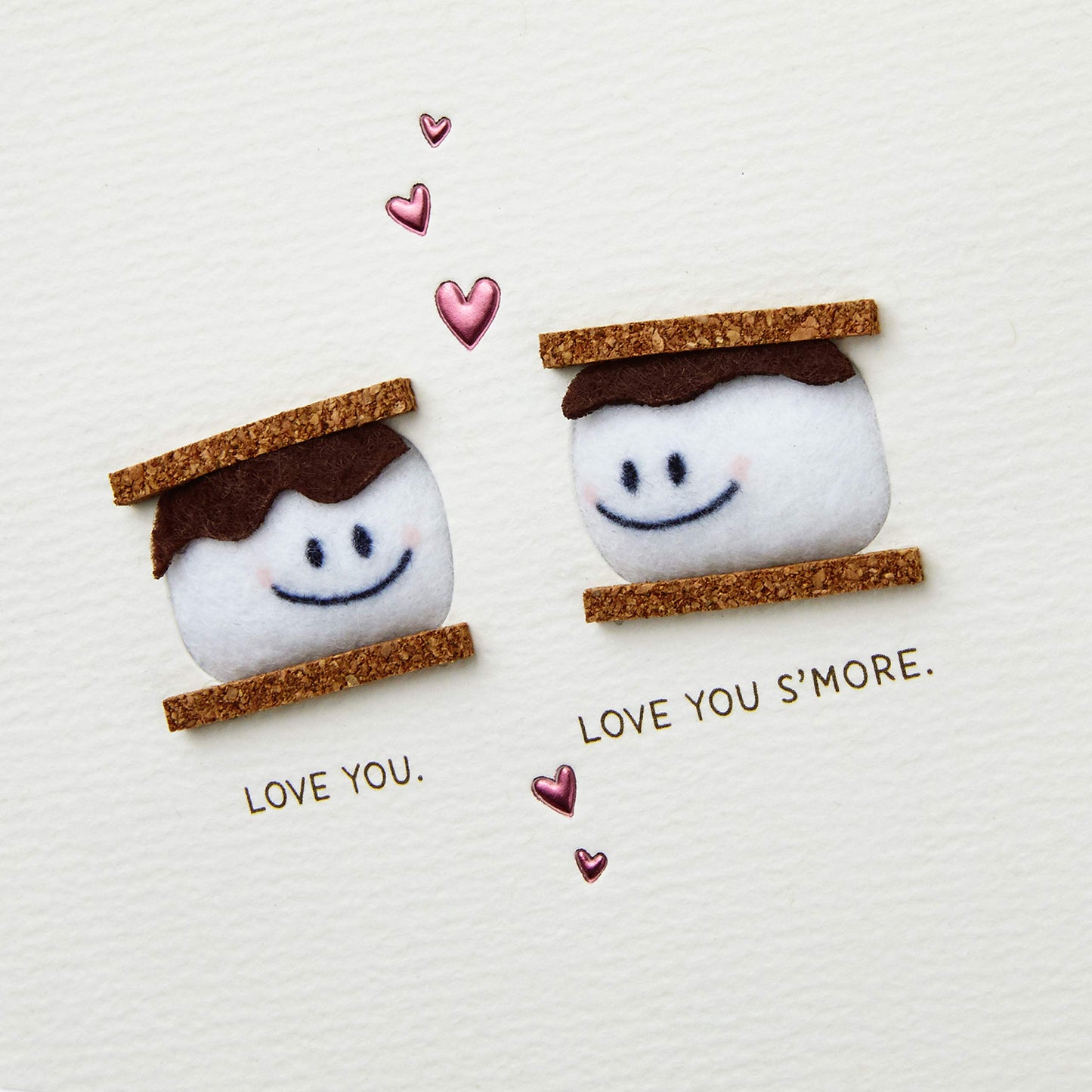 Hallmark Signature Valentines Day Card for Husband, Wife, Boyfriend, Girlfriend (Smores)