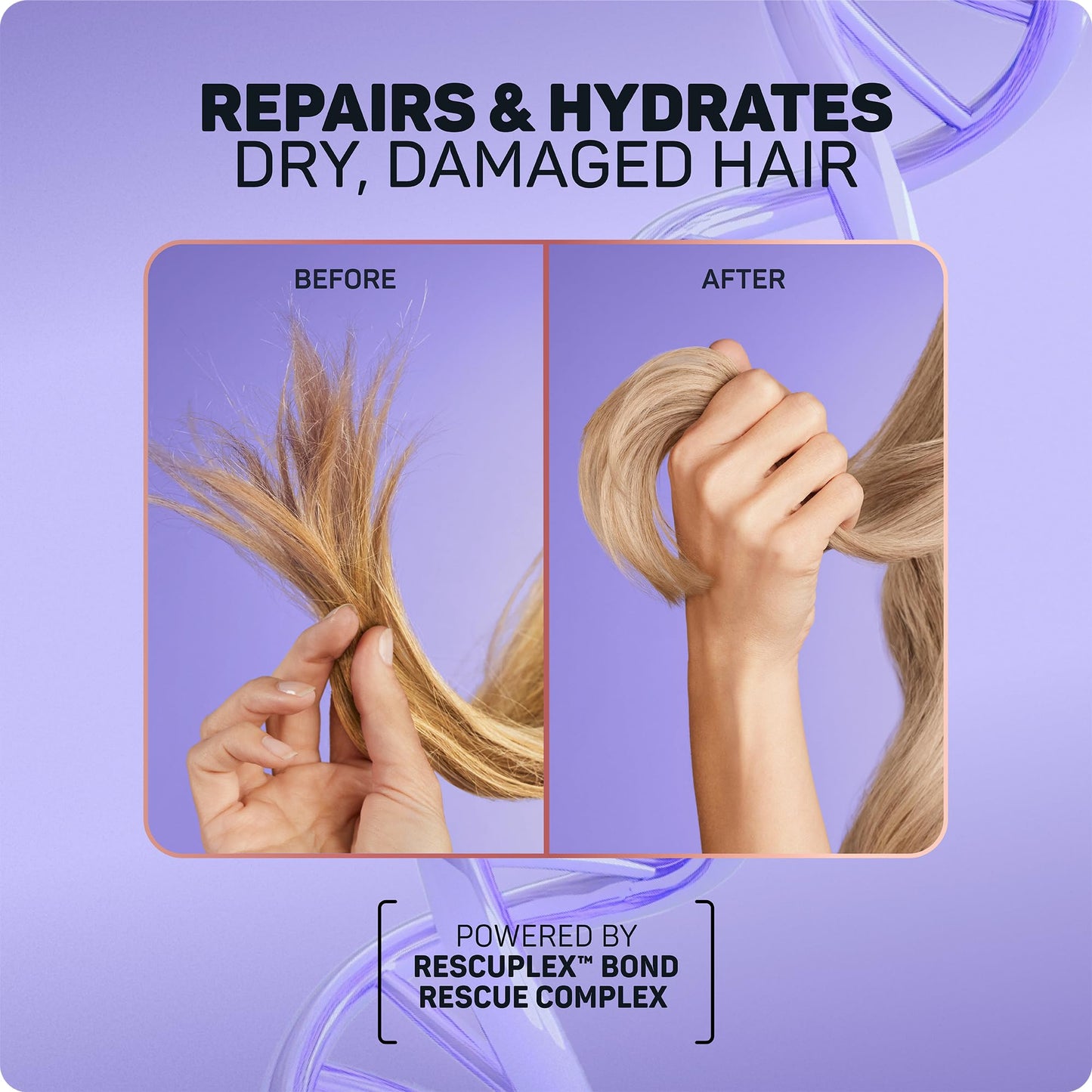 Marc Anthony Bond Repair Purple Hair Conditioner for Blonde & Grey Hair, Blonde Repair - Color-Safe Toning Hair Conditioner Neutralizes Yellow, Brassy Tones & Repairs Weak Broken Bonds