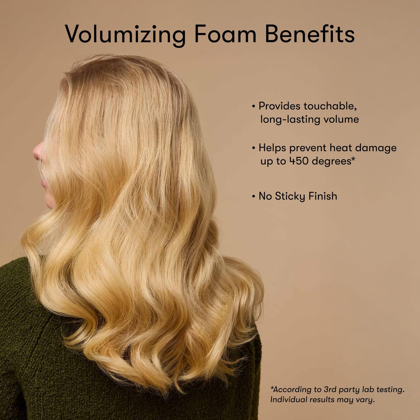 Odele Volumizing Foam Hair Styler for Lift & Heat Protection, 5 fl oz