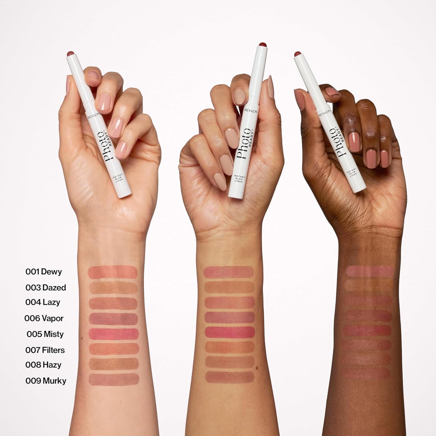 Revlon PhotoReady Instant Blur Liner - Soft Matte Lip Makeup for Fuller-Looking Lips | Sheer-to-Buildable, 004 Lazy, 0.05 oz