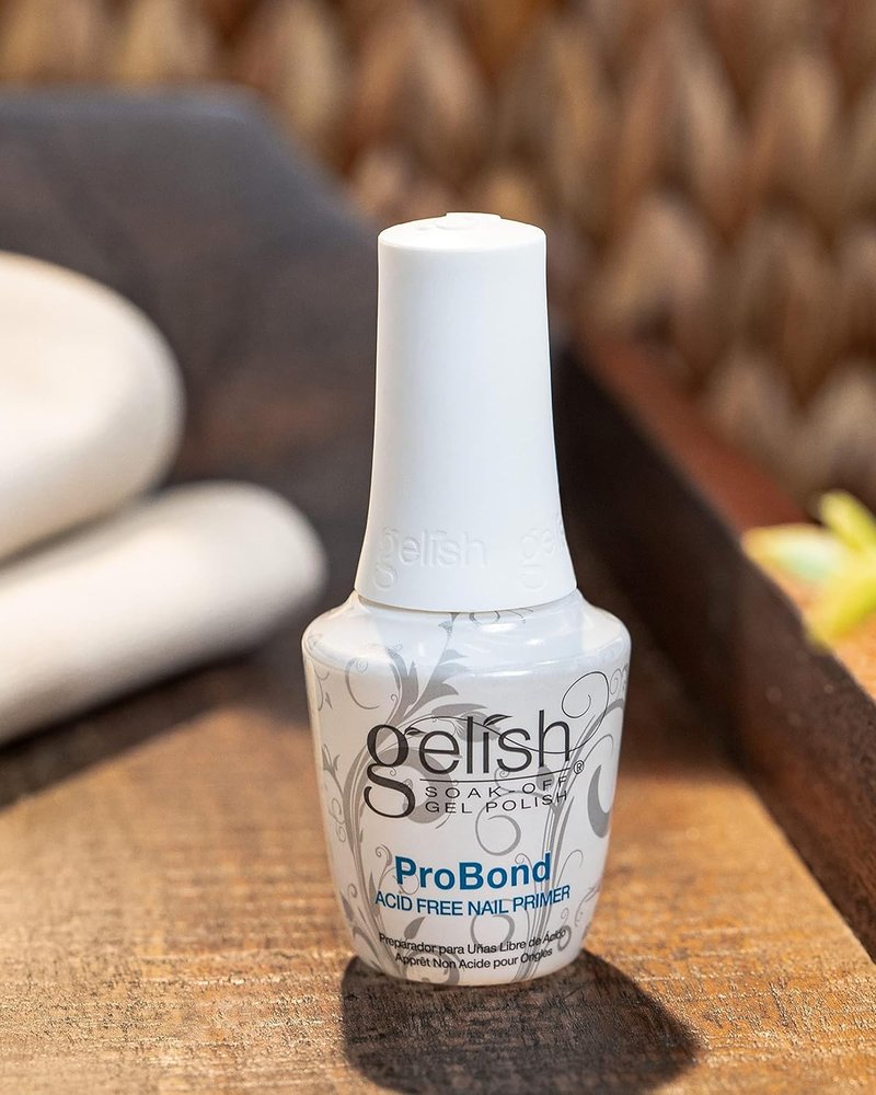 Gelish ProBond Nail Primer - Acid-Free Gel & Acrylic Adhesion, pH-Balanced | 15mL for Long-Lasting Bond