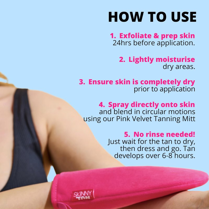 Skinny Tan Coconut Water Tanning Mist - Refreshing, Non-Sticky, and Fast Absorbing Formula - Formulated with Ultra-Hydrating Coconut Water - Delicious Tropical and Vanilla Scent - Medium - 5 oz