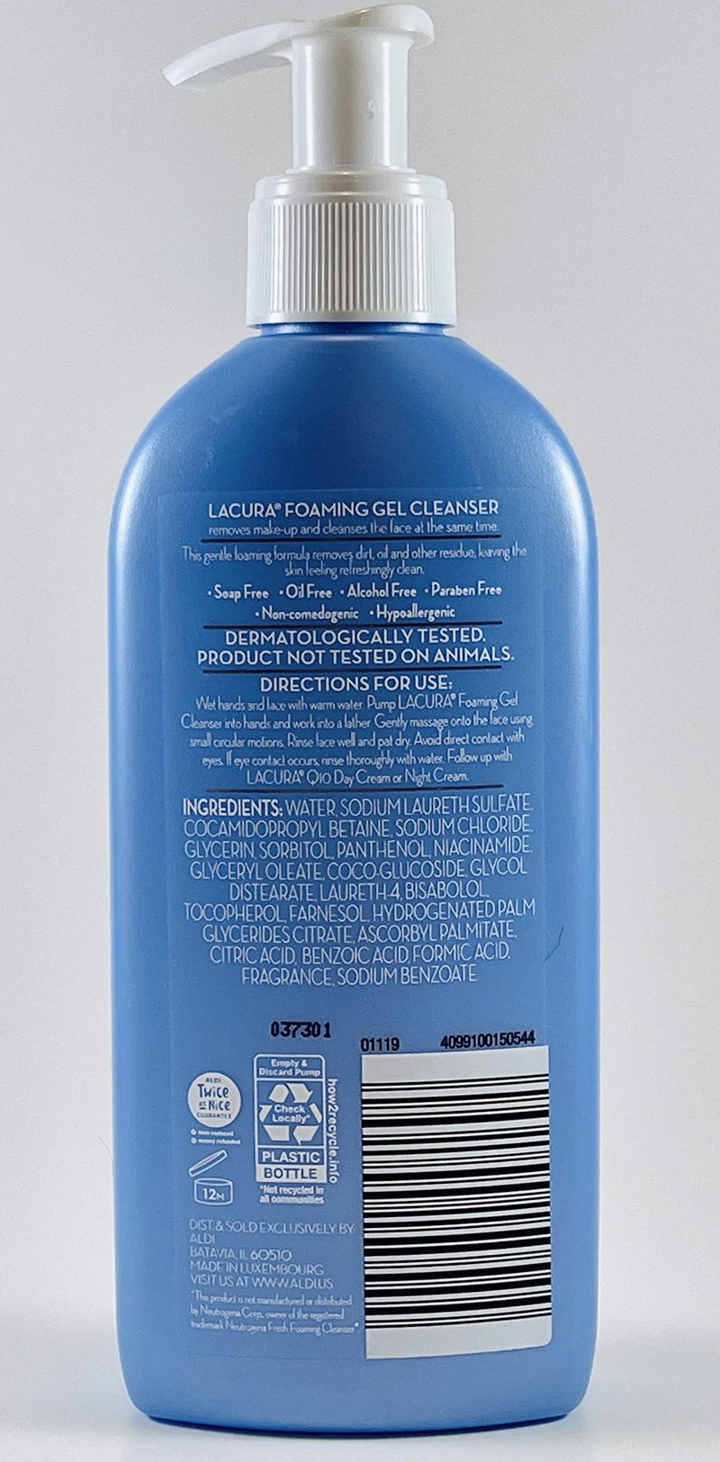 Lacura Foaming Gel Cleanser Face Care Q10 Anti-Wrinkle Day Cream Face Care Q10 Anti-Wrinkle Night Cream