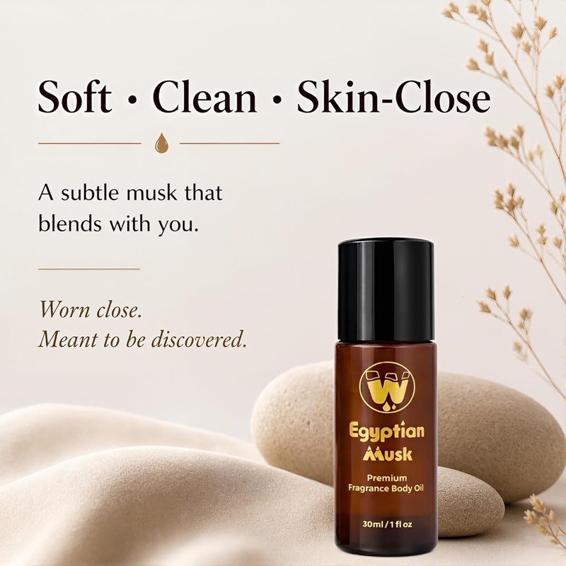 Egyptian Musk Oil - Versatile Roll-On & Glass Bottle Options | 0.33oz - 4oz Sizes