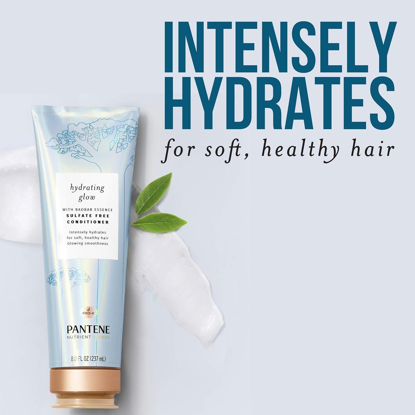 Pantene Shampoo, Conditioner & Hair Mask Treatment - Baobab Essence for Hydrating Glow | 3-Piece Set