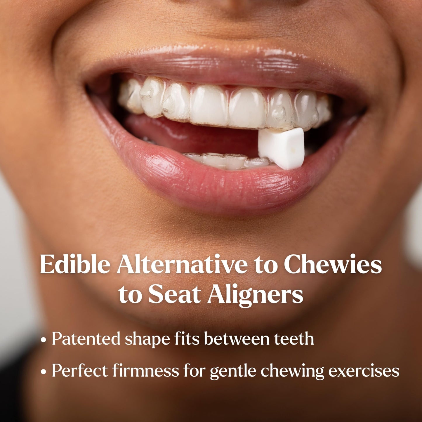 Movemints Clear Aligner Mints - Patented Aligner Seating Mints - Edible Alternative to Aligner Chewies - Spearmint Flavor - 20 Count (Pack of 7)