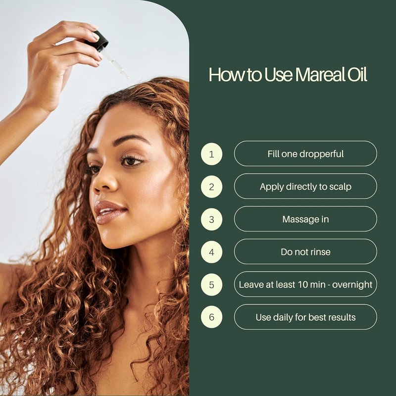 Pure Rosemary Oil for Hair Growth - Natural Hair Thickening & Regrowth Treatment | Infused with Castor & Coconut Oil | 1.7 fl oz