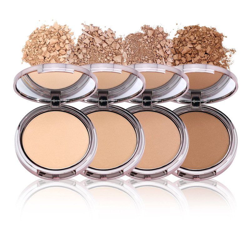 Girlactik Luminous Face Powder – Radiant Finish Pressed Powder for Natural Glow & Smooth Skin – Lightweight, Buildable Setting & Finishing Powder | Vegan, Cruelty-Free Compact (Light)