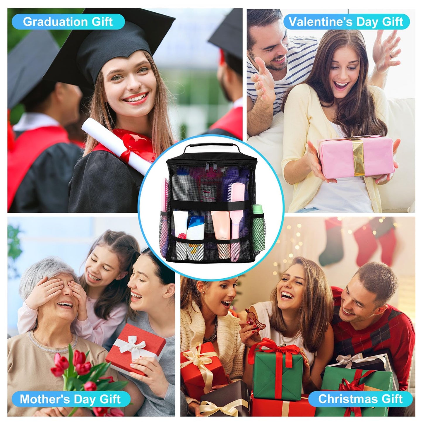 Dorm Room Essentials for College Students Girls Boys Guys, Large Capacity