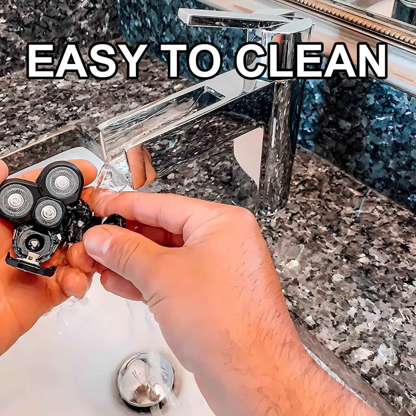 2 Pack Shaver Replacement Blades for Fre*bi*d Bald Men Head Shaver Kit, 5 Blades Head Shaver Replacement Heads,Head and Face Electric Razor Shaver Heads