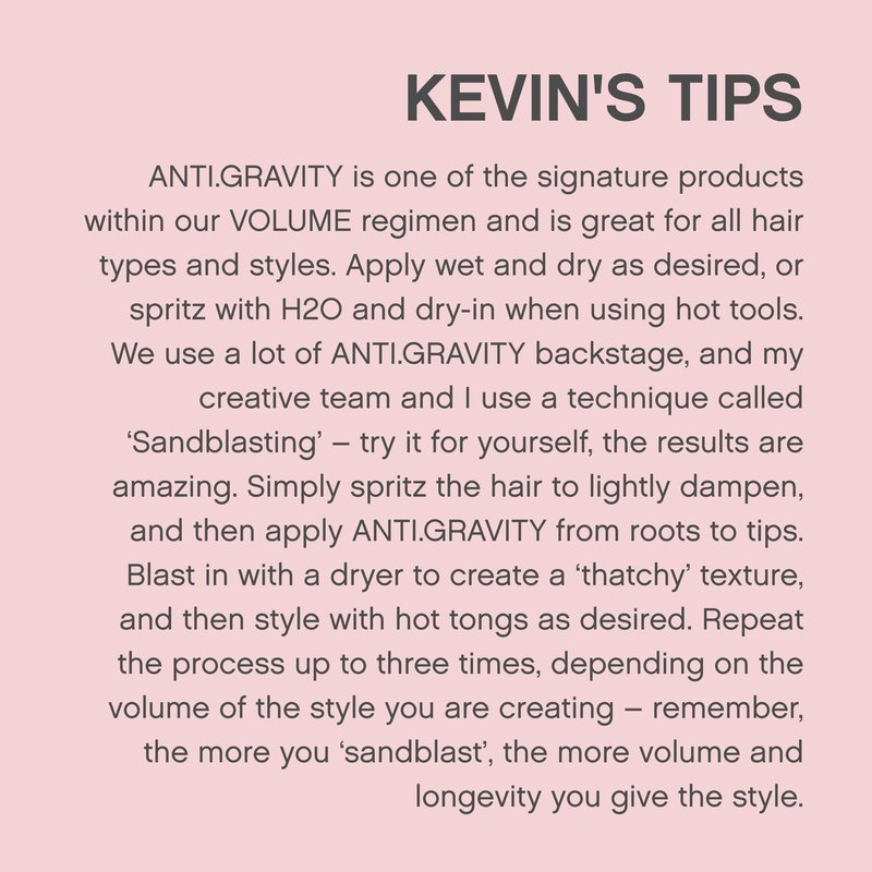 KEVIN.MURPHY ANTI.GRAVITY - Volumising & Texturising Lotion for All Hair Types - Hair Volume, Texture & Shine - Less Flyaways - Sulphate & Paraben Free - 150 mL / 5.1 fl oz