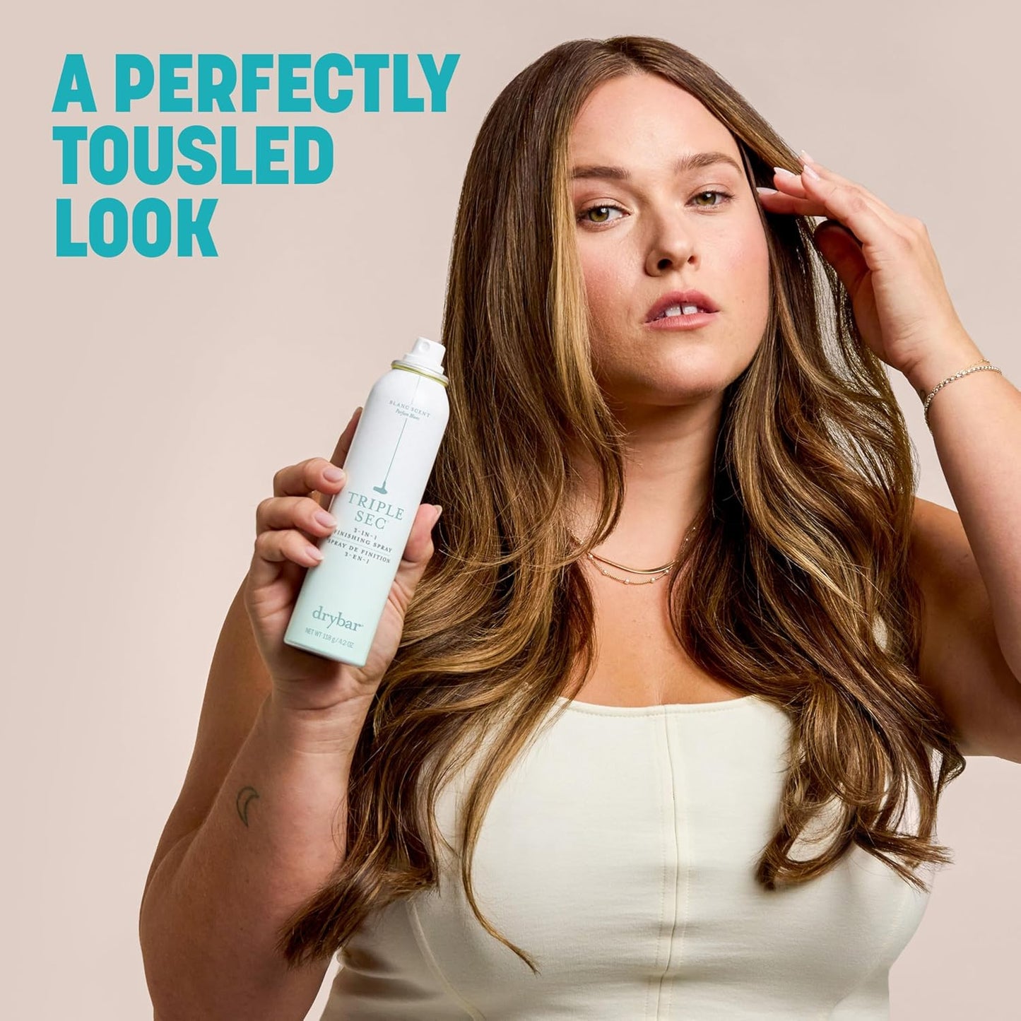Drybar Triple Sec 3-in-1 Finishing Spray - Adds Texture & Volume | Refreshes All Hair Types