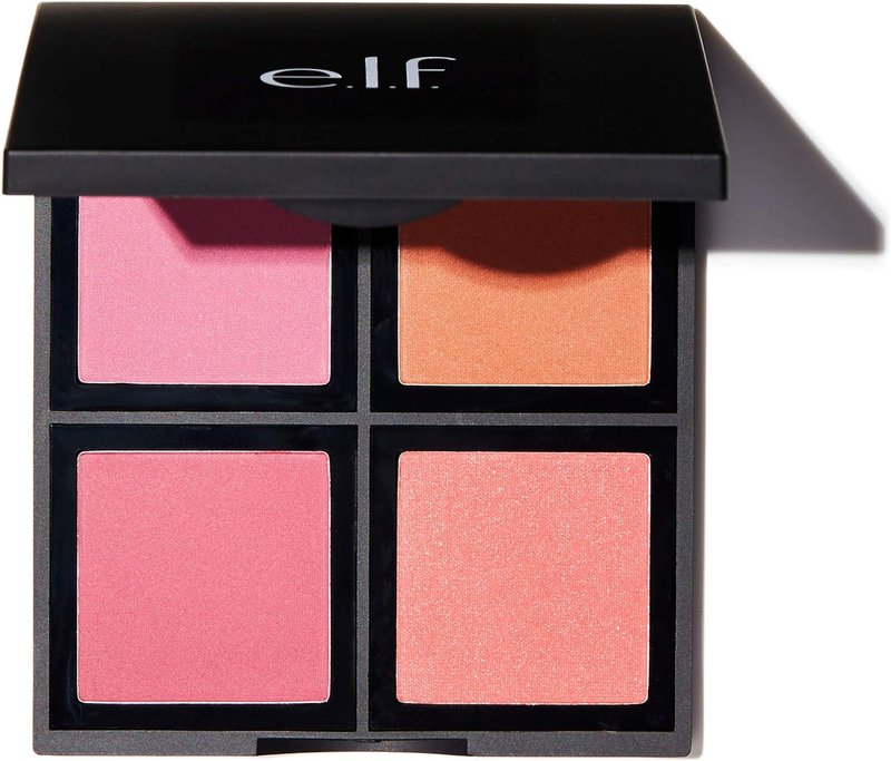 e.l.f. Powder Blush Palette - 4 Tonal Shades for Flawless Cheeks | 0.56 oz.