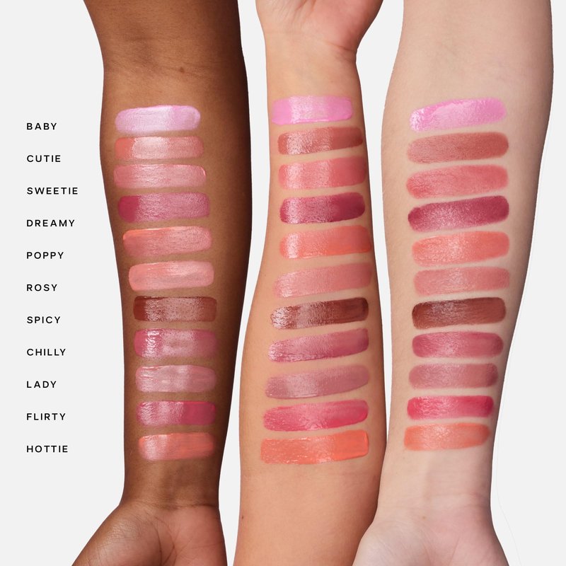 Saie Dew Liquid Blush for Cheeks - Hydrating Cream Blush Stick with a Blendable + Buildable Formula - Skincare Infused Dewy Cheek Tint for a Natural Flush - Glowy Makeup Essential - Spicy (.40 oz)