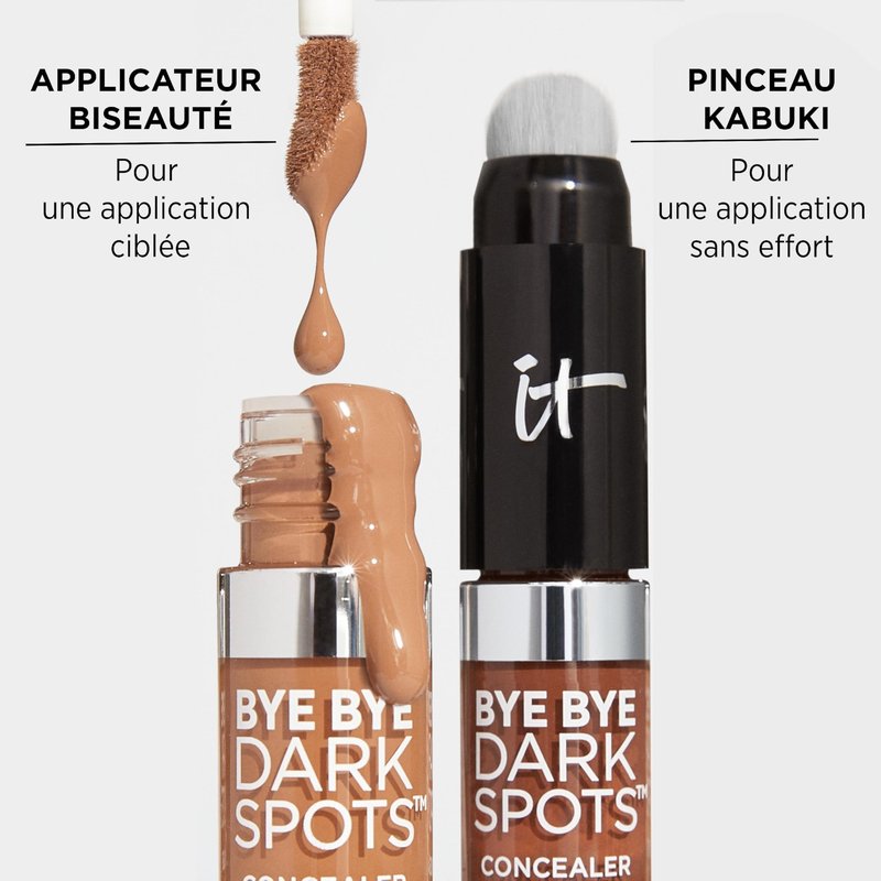 IT Cosmetics Bye Bye Dark Spots Concealer + Brightening Serum – 2% Niacinamide, Hyaluronic Acid & Caffeine - Medium Coverage, Natural Finish, All Skin Types – 31 Medium Neutral, 0.22 fl. oz