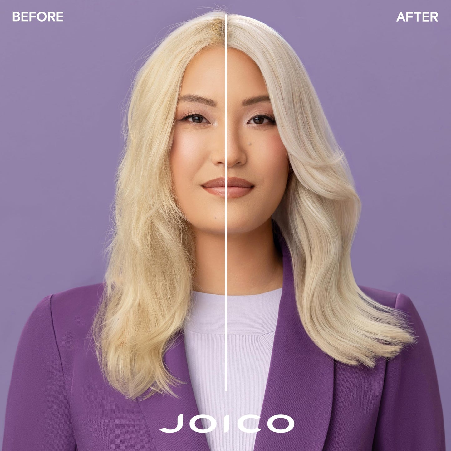 Joico Blonde Life Color Enhancing Masque | For Blonde Hair | Color Depositing Treatment | Maintain Unique Blonde Tones | Fortified With Monoi & Tamanu Oil | Violet | 5.1 Fl Oz