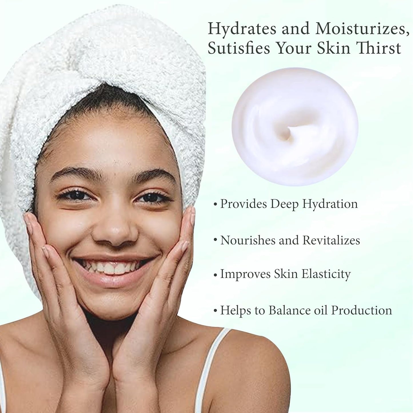 Florencia Lightweight Moisturizer - Fast-Absorbing Sage & Citrus Face Cream for Sensitive, Oily Skin | Hydrating & Nutrient-Rich