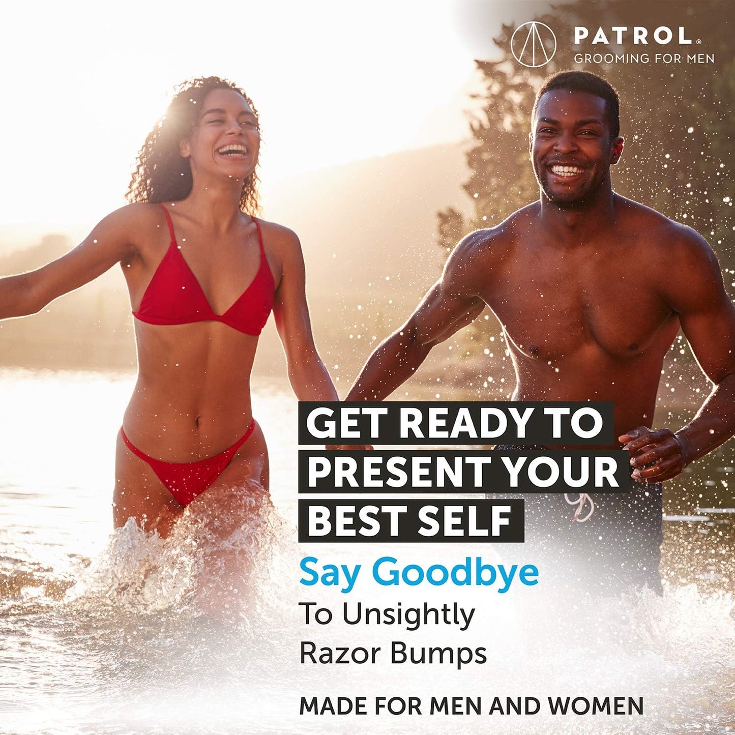 Bump Patrol Sensitive Strength Aftershave Treatment Serum – Razor Bump Stopper and Ingrown Hair Treatment for Men and Women, Alcohol Free Ingrown Hair Serum for Sensitive Skin 2 oz (Pack of 4)