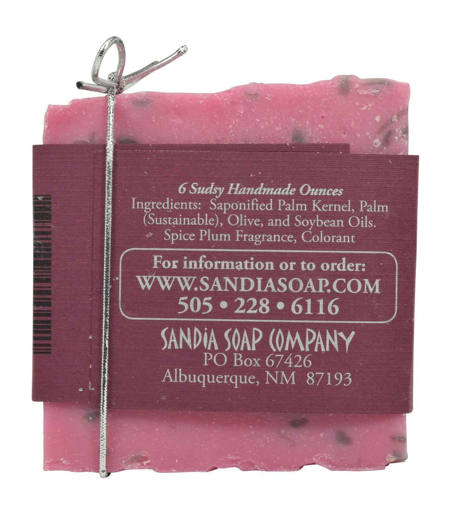 Sandia Soap Company Handmade Soap 2 Pack (Placitas Plum)
