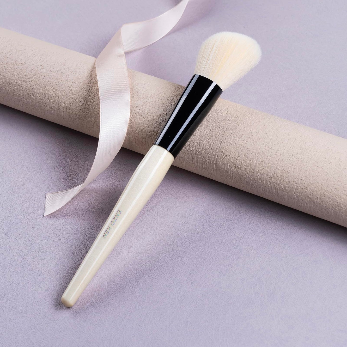 ENZO KEN Natural Goat Hair Contour Brush, Sculpting Brush, Angled Contour Brushes, Natural Hair Blush Brush, Makeup Brushes, Detail Blush Brush, Fluffy Brushes for Cheeks.(804A)