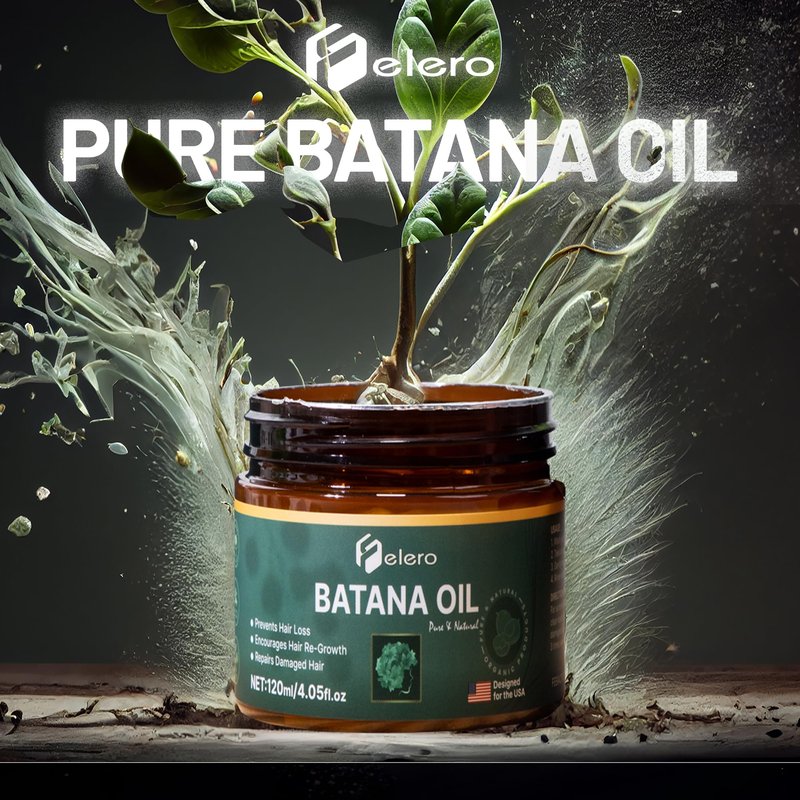 Unrefined Batana Oil for Hair Growth - 100% Pure, Organic & Authentic Dr Sebi Batana Hair Mask from Honduras - Repairs Split Ends, Reduces Hair Loss & Boosts Beard Growth, All Hair Types – 4.05oz