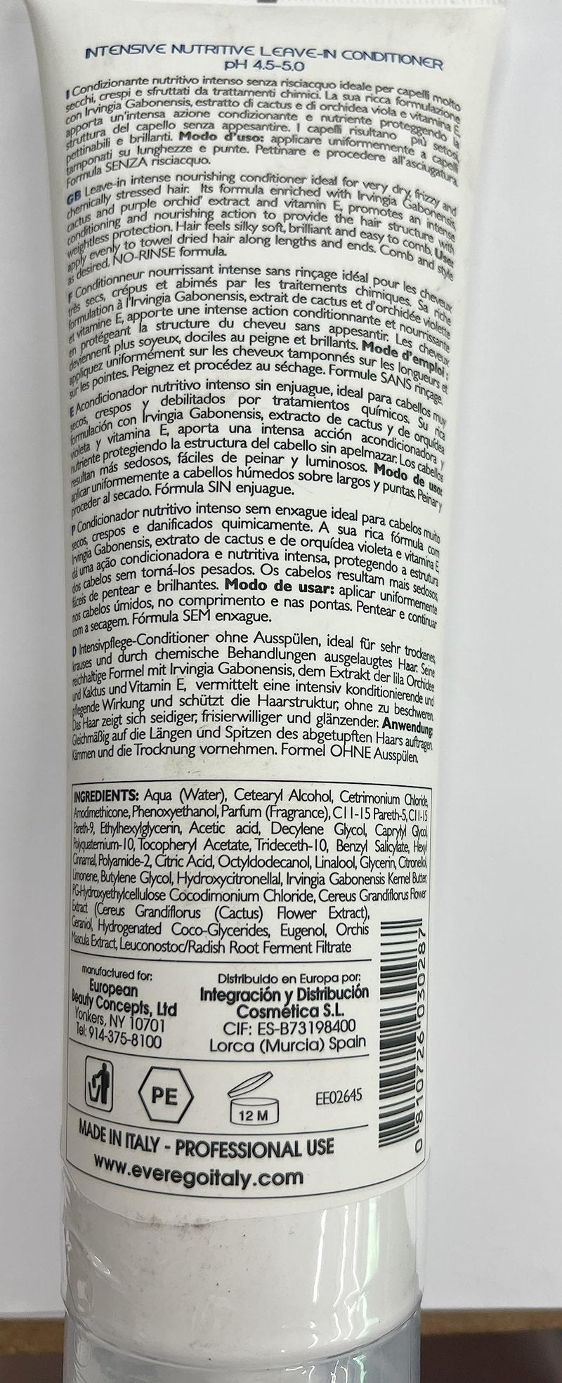 Ever Ego Nourishing Intensive Nutritive Leave-in Conditioner 300mL/10.14oz