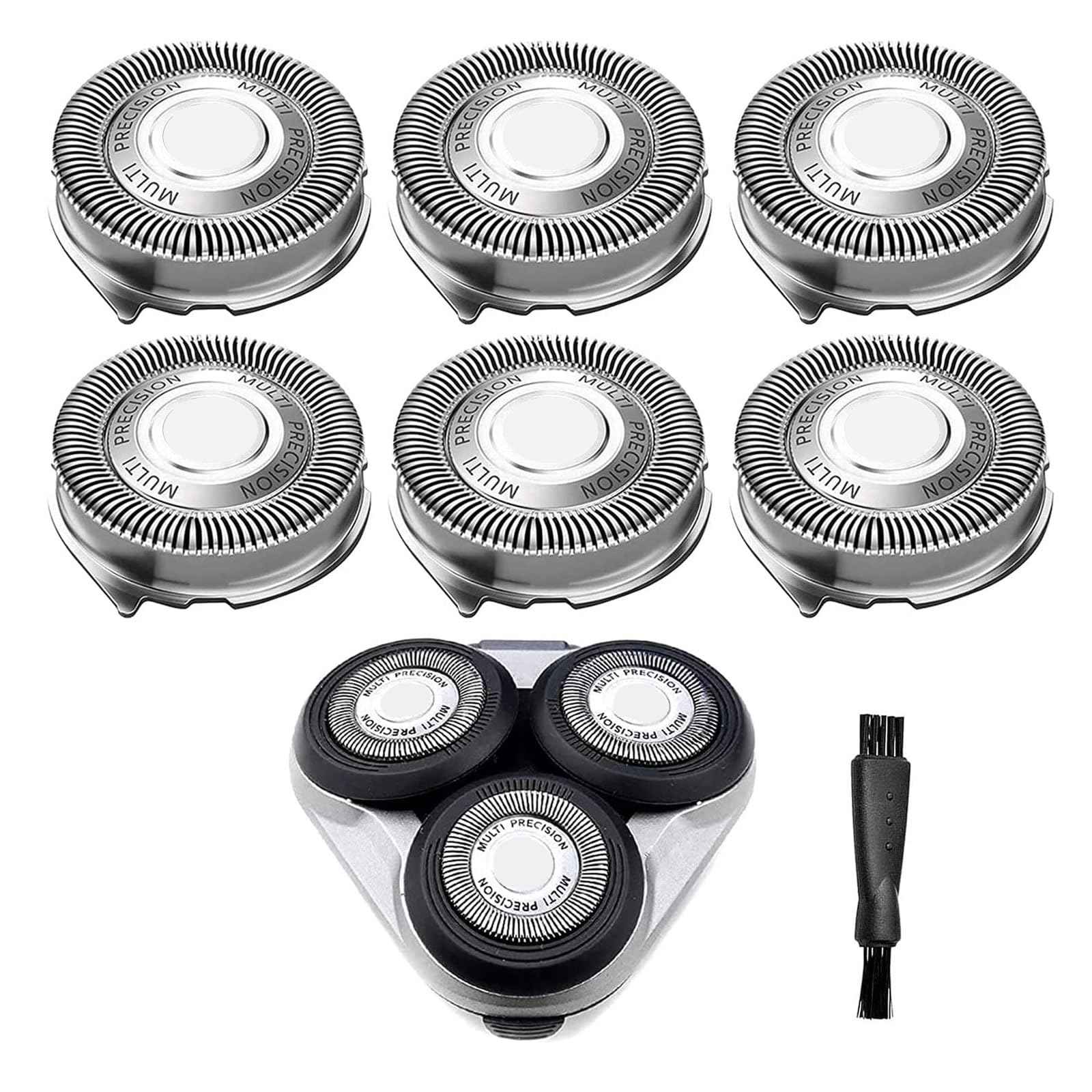 Gleway Sh50/52 Replacement Heads Compatible with Norelco Series 5000 Electric Shavers, New Upgrade Razor Replacement Blades Fit for Series 5000 S5xxx, PT8xx, PT7xx, AT8xx, AT7xx, 6Pack