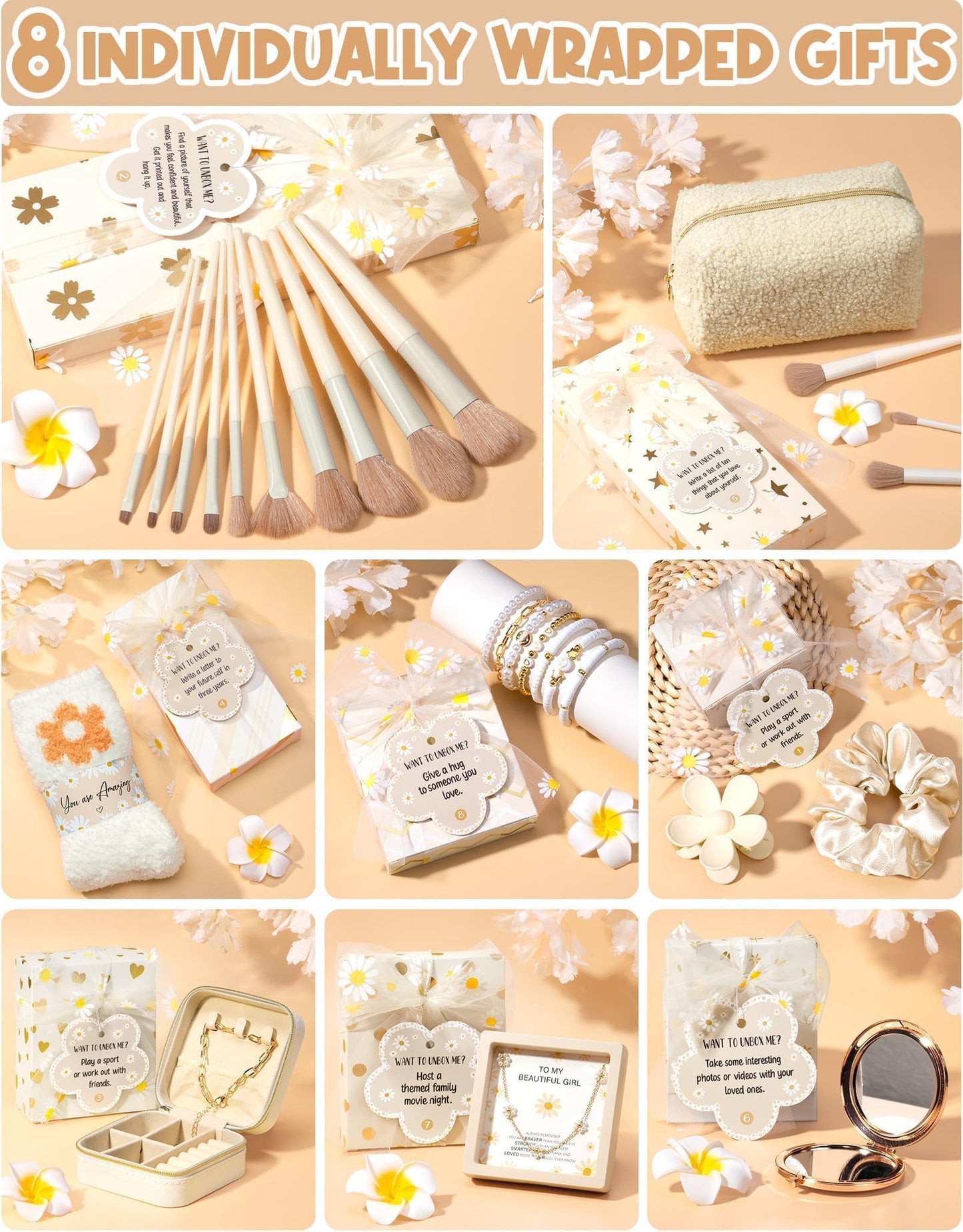 Christmas Gifts for Tween Teen Girls, 8 PCS Positive Teenage Birthday Gifts