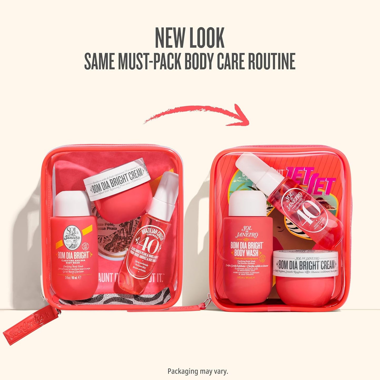 Sol de Janeiro Travel Shower Kit - Luxurious Body Care Essentials | Perfect for On-the-Go