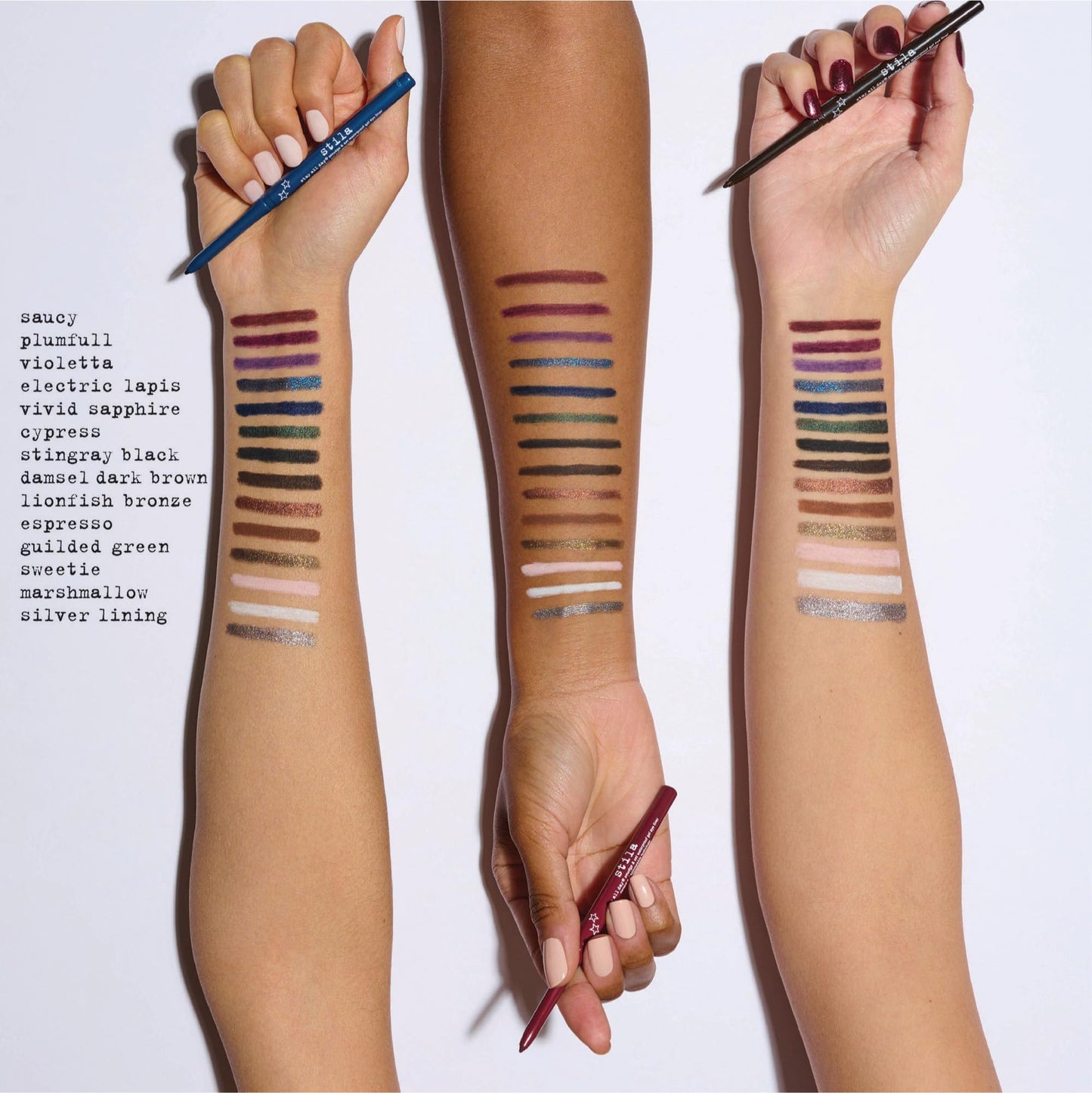 stila Stay All Day® Smudge & Set Waterproof Gel Liner | Long-Wear Gel Eyeliner Pencil for Tightlining, Waterline & Smoky Eye Looks | 12-Hour Wear, No Budge & Fade-Proof