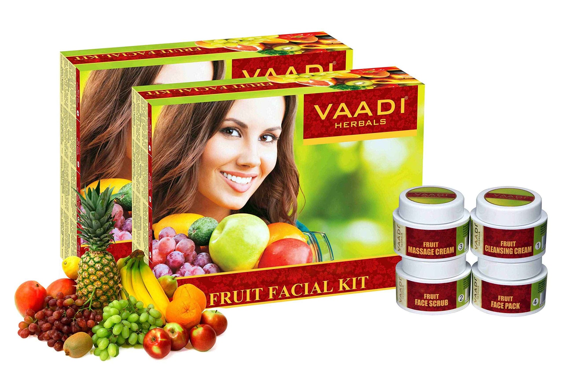 Fruit Facial Kit 2.5 Ounce Each - Pack of 2