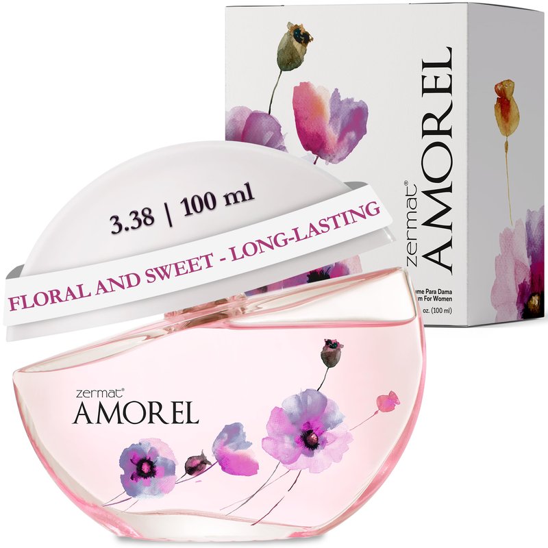 Zermat Amorel, Fragrance for Women, Floral - Gourmand Scent 3.38 Fl. Oz