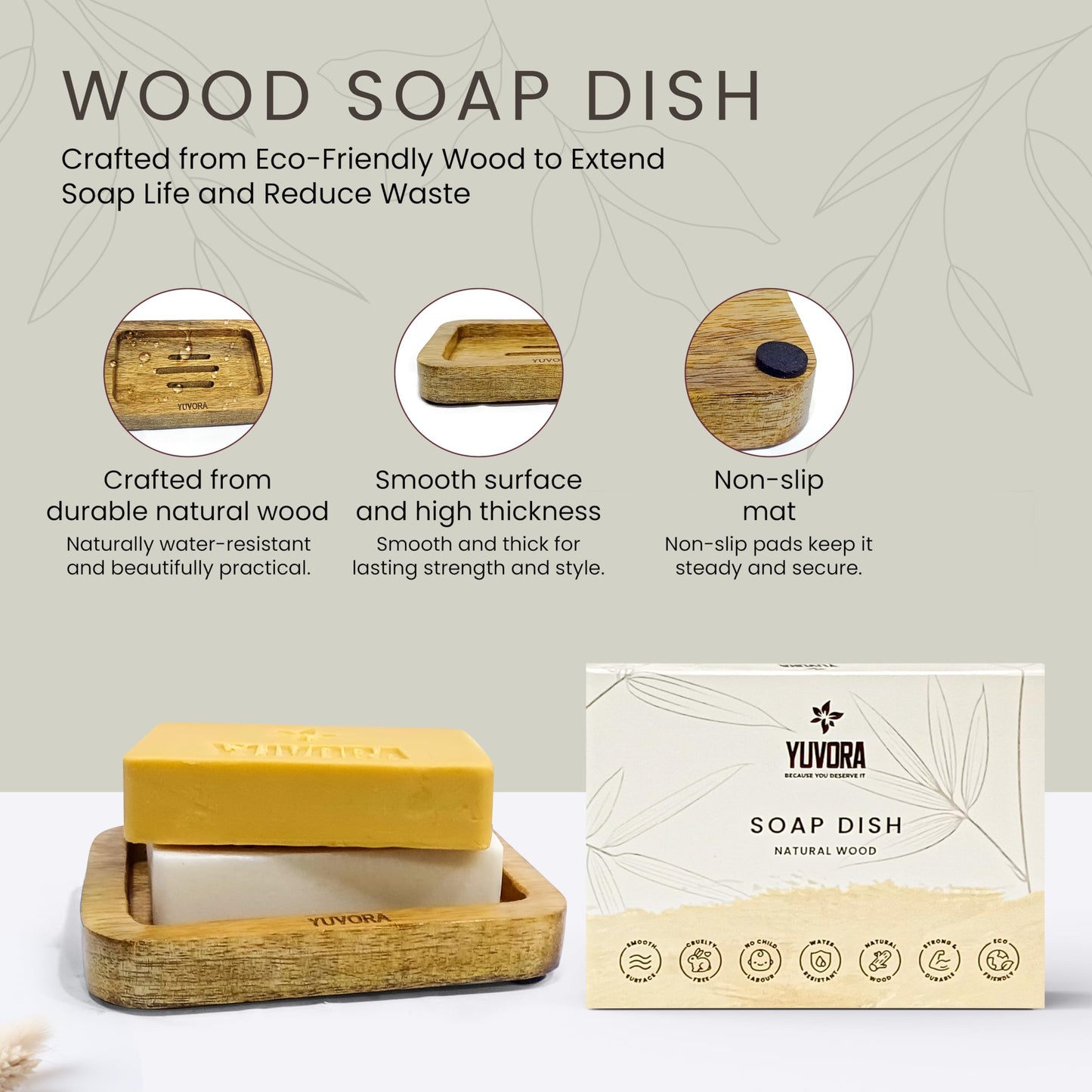 Yuvora Handmade Women’s Body Soaps 5 OZ Pack of 8 – Long-Lasting Natural Bar Soap – Luxurious Aromatherapy Scents – Moisturizing Herbal Skincare – Gift Set – The Pure Balance