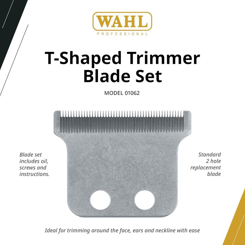Wahl Professional Adjustable T-Shaped Trimmer Blade - Precision Replacement for Detailer & Hero Trimmers