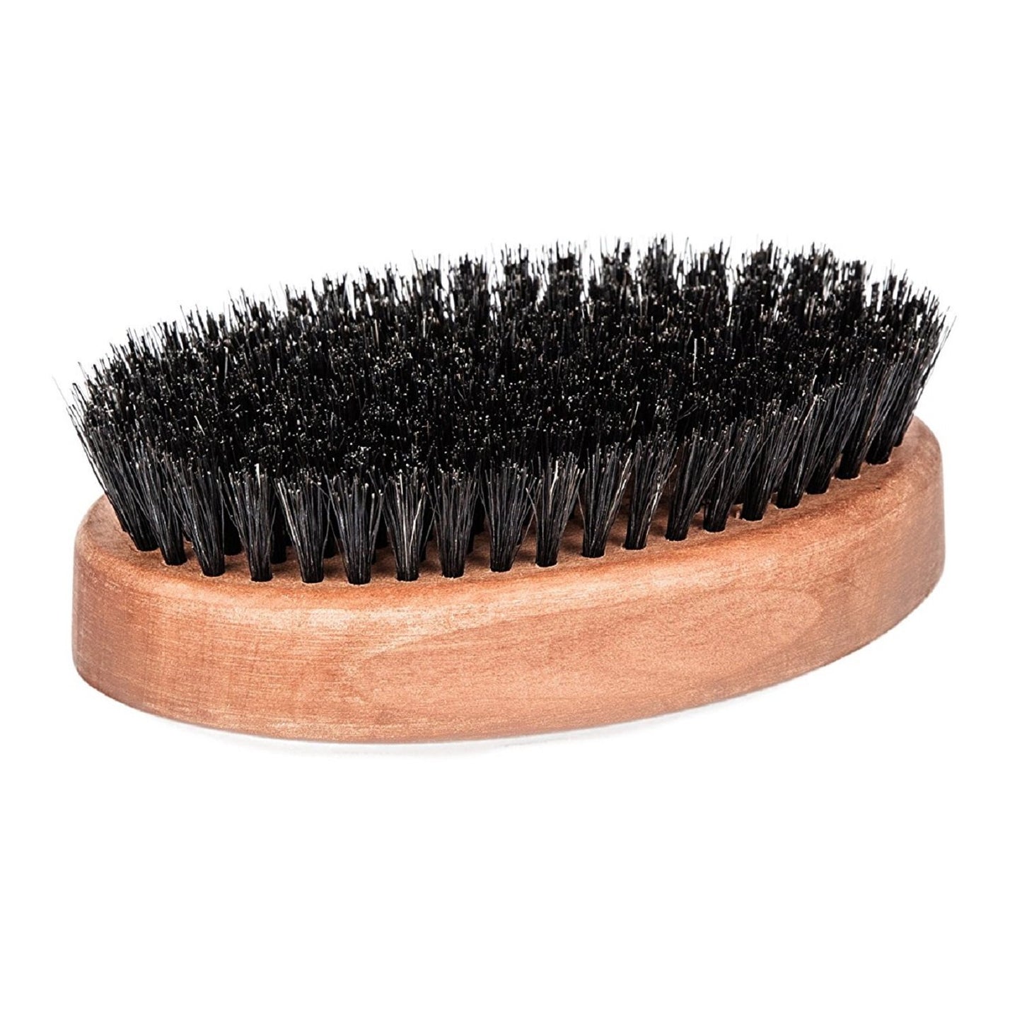 Fendrihan Genuine Boar Bristle Military Hair Brush - Medium Stiff Bristles | Pear Wood Handle, Made in Germany