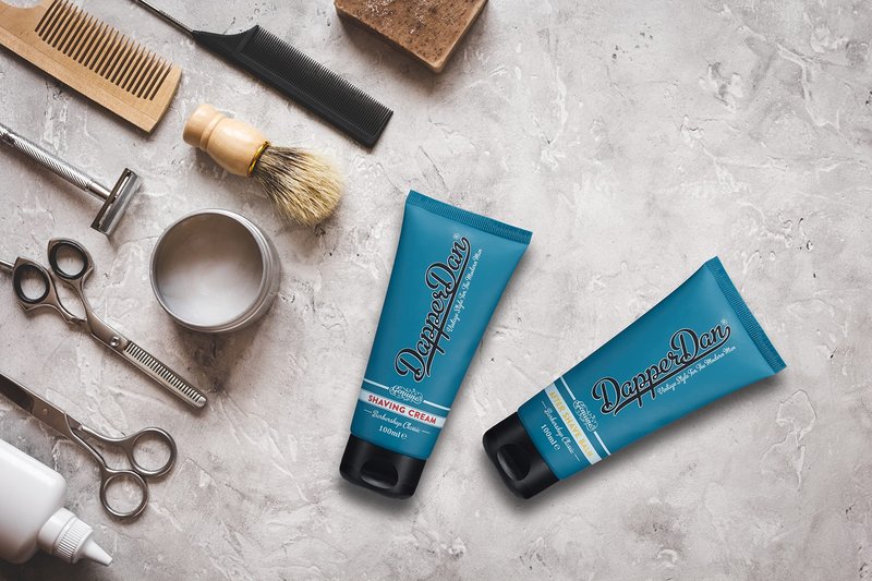 Dapper Dan Shave Cream, Mens Shaving Cream to Help Reduce Irritation, Leaves Skin Soft and Hydrated, Use With or Without a Shaving Brush, Classic Sandalwood Fragrance, 1 x 3.38 fl oz