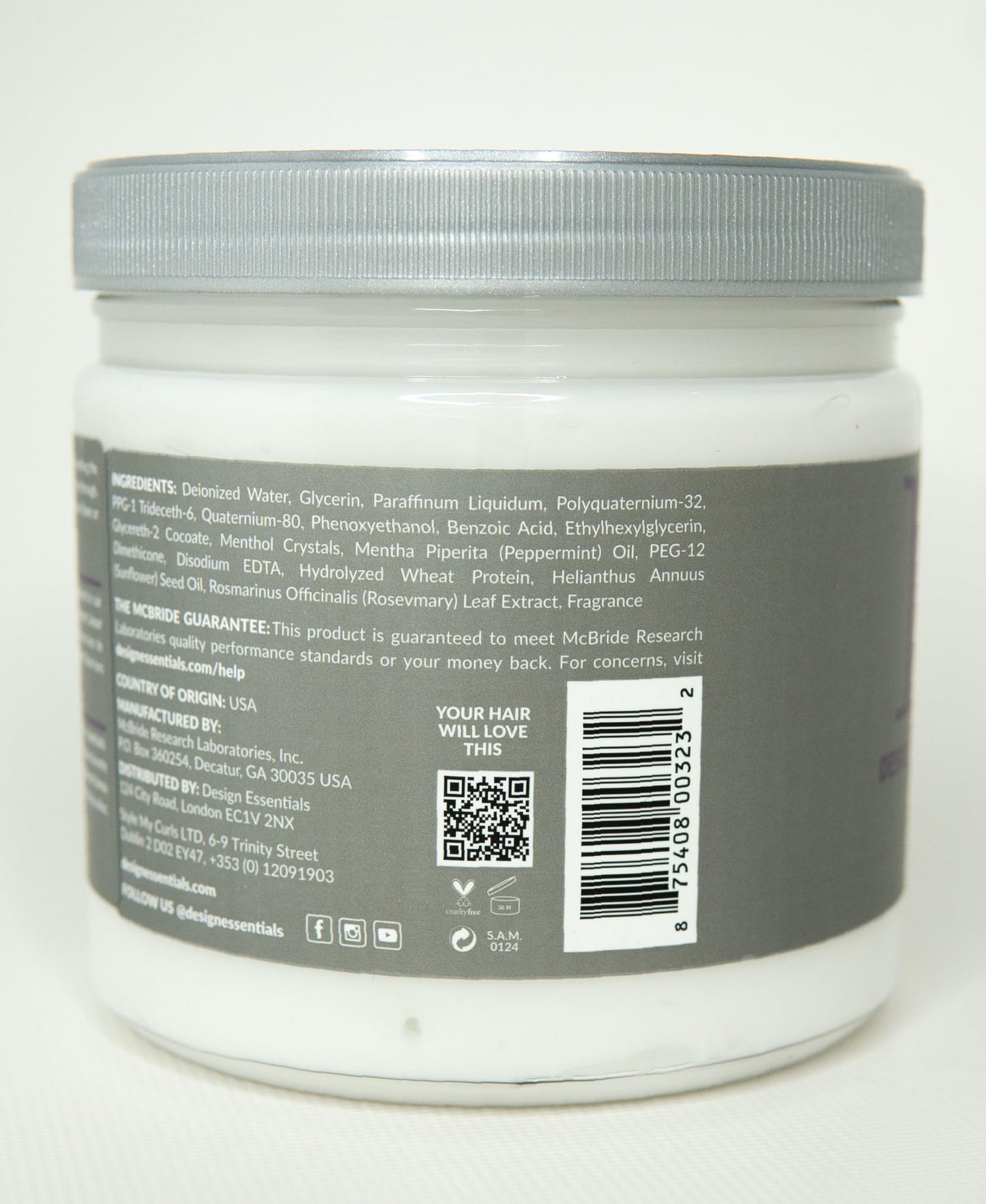 Design Essentials Rosemary & Mint Stimulating Super Moisturizing Conditioner for Dry, Thick, or Brittle Hair; Sulfate-Free, Stimulates Scalp, Moisturizes Hair, 32 Oz