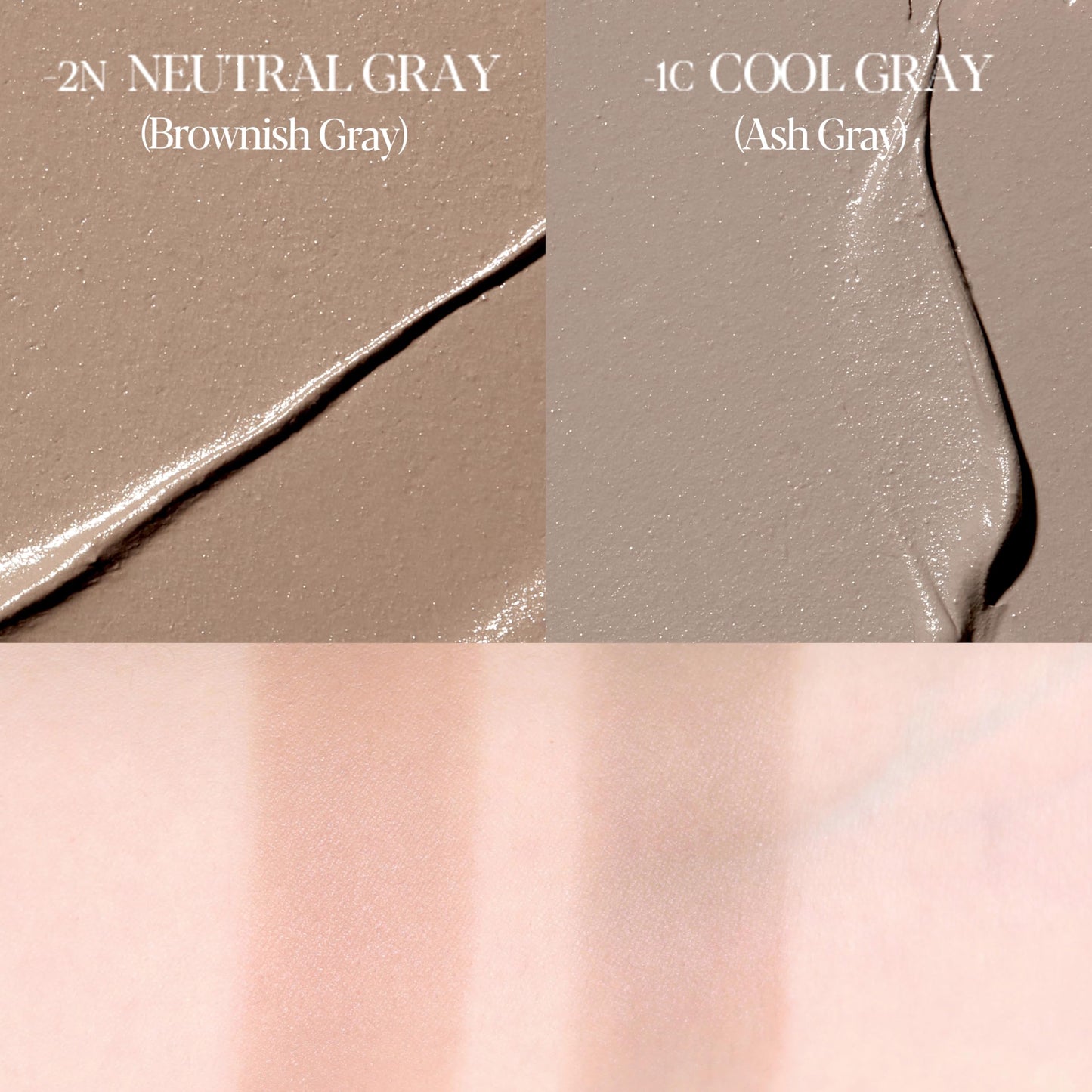 Espoir Be Glow Shading Stick Contour #2 Cool Gray│Creamy Solid Texture & Smooth Gliding on Face with Hyaluronic Peptide, Well-Blending and Seamless Contouring for Daily Makeup, Natural Color