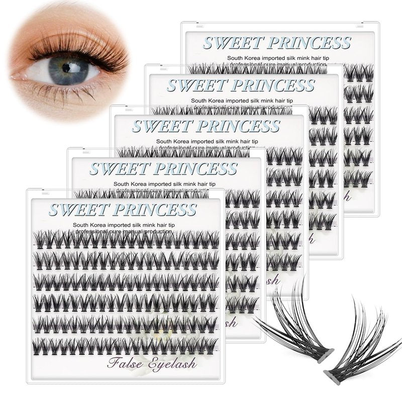 3D Individual Eyelash Extensions - Soft Black C Curl | 0.07mm Thickness, Mixed Lengths 8-16mm (5 Packs)
