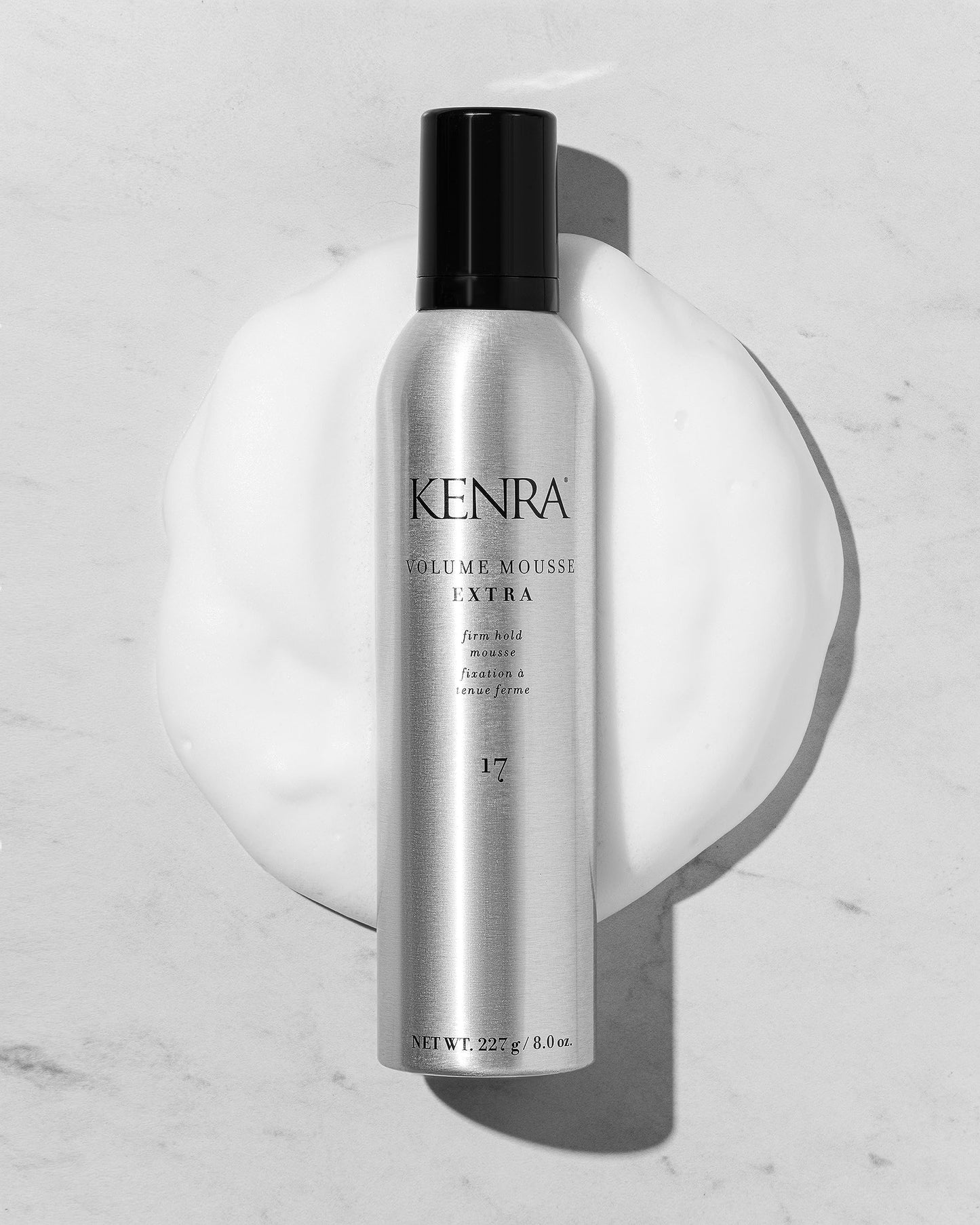 Kenra Volume Mousse Extra 17 | Firm Hold Mousse | Alcohol Free | Non-drying, Non-flaking Lightweight Formula | Tames Frizz & Conditions |Thermal Protection up to 450F| All Hair Types | 8 oz (2-Pack)